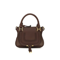 Chloé Brown Calf Leather Marcie Handbag