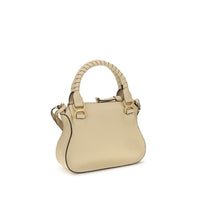 Chloé Beige Calf Leather Marcie Handbag