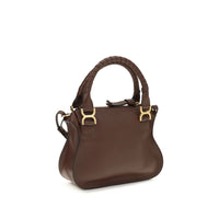 Chloé Brown Calf Leather Marcie Handbag