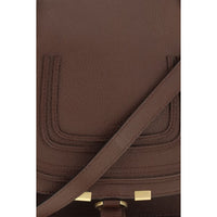 Chloé Brown Calf Leather Marcie Handbag