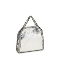 Stella McCartney Falabella Metallic Handbag — Silver