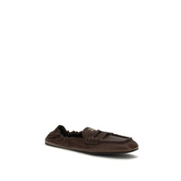 Miu Miu Ruches Nappa Leather Loafer