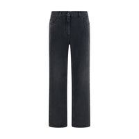 The Row Fargo Straight-Leg Jeans — Black