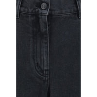 The Row Fargo Straight-Leg Jeans — Black