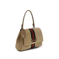 Gucci Paparazzo Suede Handbag — Beige