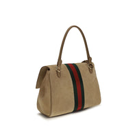 Gucci Paparazzo Suede Handbag — Beige