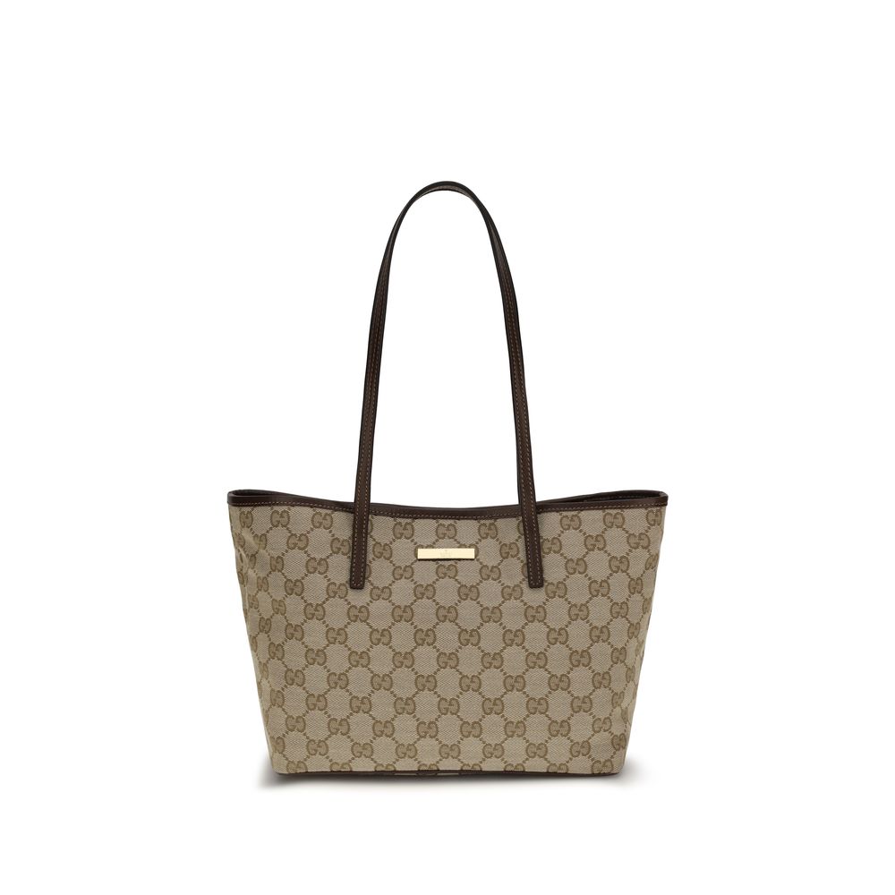 Gucci Tribeca GG Tote Bag — Beige