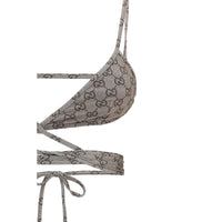 Gucci GG Print Jersey Bikini — Beige