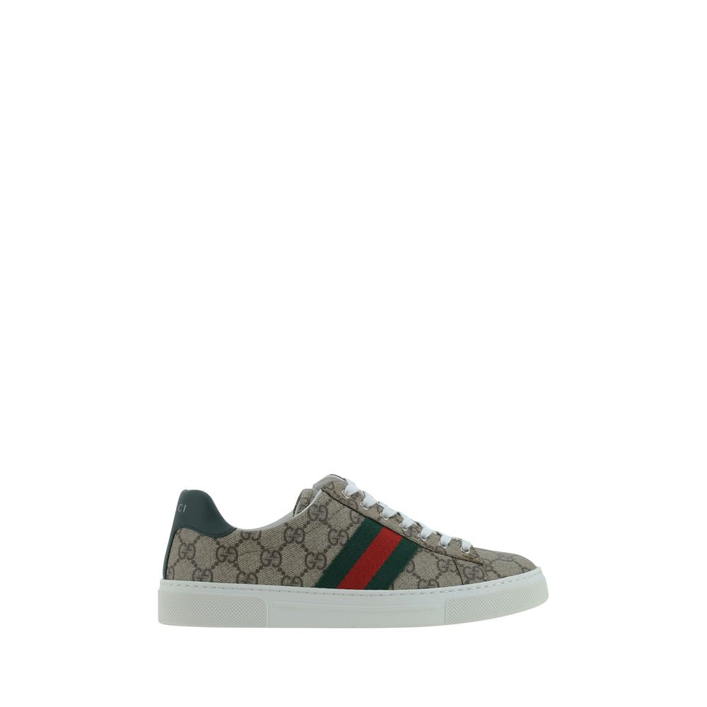 Gucci GG Canvas Low-Top Sneakers — Multicolor