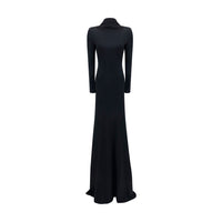 Tom Ford Long-Sleeve Viscose Evening Dress