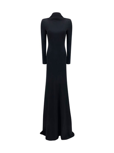 Tom Ford Long-Sleeve Viscose Evening Dress