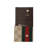 Gucci GG Web Bi-fold Card Holder