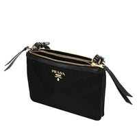 Prada Nylon Crossbody Bag — Black