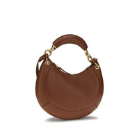 Chloé Brown Calf Leather Marcie Shoulder Bag
