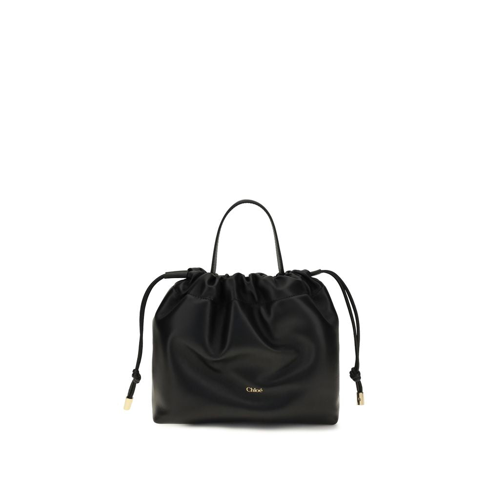 Chloé Black Lambskin Icons Shoulder Bag