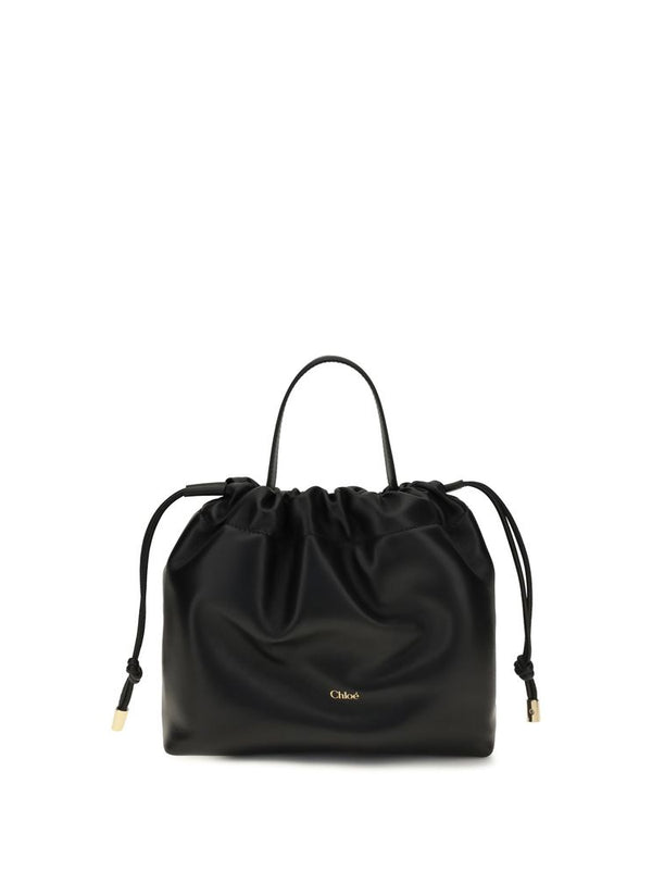 Chloé Black Lambskin Icons Shoulder Bag