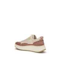 Chloé Beige Nylon Nama Chunky Sneakers