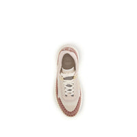 Chloé Beige Nylon Nama Chunky Sneakers