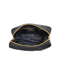 Prada Re-Nylon Triangle Logo Shoulder Bag — Black