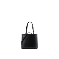 Prada Calfskin Logo Tote Bag — Black