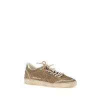 Golden Goose Ball Star Leather Sneaker — Beige