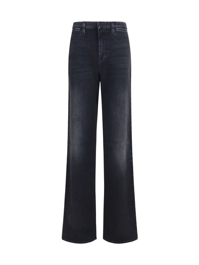 Gucci Web Stripe Straight-Leg Jeans