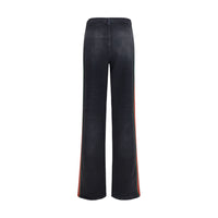 Gucci Web Stripe Straight-Leg Jeans