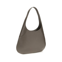 Khaite Joan Large Hobo Shoulder Bag — Grey