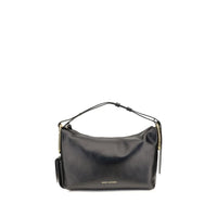 Marc Jacobs Juliette Leather Shoulder Bag — Black