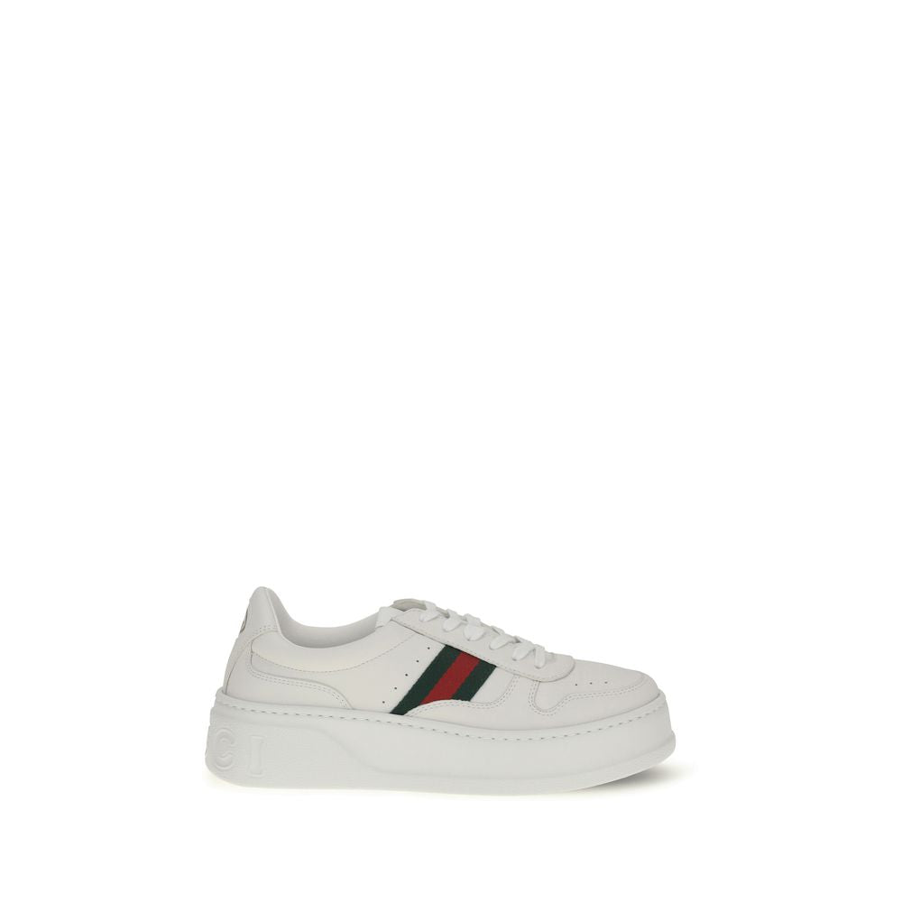 Gucci Web Stripe Chunky Leather Sneaker