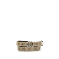 Gucci GG Marmont Slim Canvas Belt