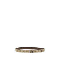 Gucci GG Marmont Slim Canvas Belt