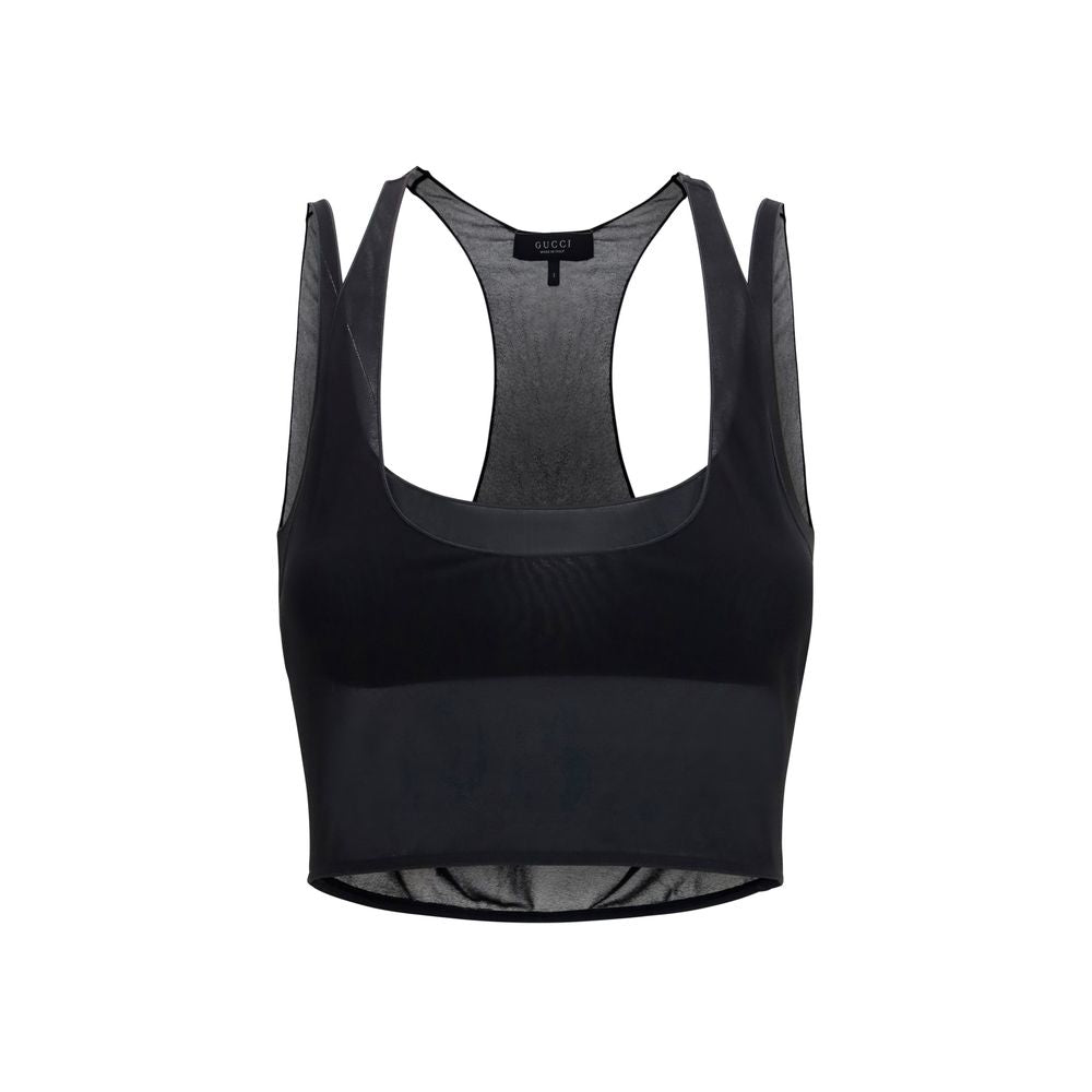 Gucci GG Jacquard Viscose Bralette