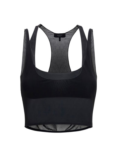 Gucci GG Jacquard Viscose Bralette