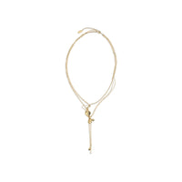 Chloé Paddington Charm Necklace — Gold
