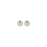 Versace Coins Bi-Galvanic Drop Earrings