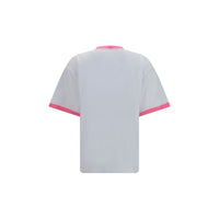 Versace Graphic Print Cotton T-Shirt — White