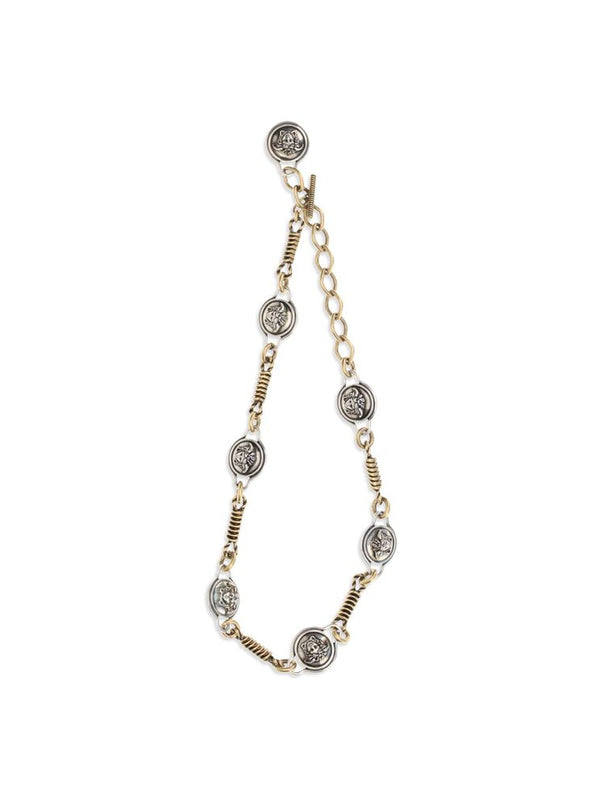 Versace Novantatré Archive Chain Necklace — Silver