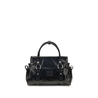 Miu Miu Embossed Logo Leather Top-Handle Bag