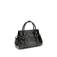 Miu Miu Embossed Logo Leather Top-Handle Bag