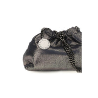 Stella McCartney Falabella Mini Drawstring Shoulder Bag — Blue