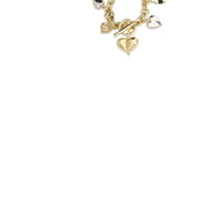Chloé Heart Charm Bracelet — Gold