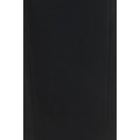 Khaite Lyle Crepe Column Skirt — Black