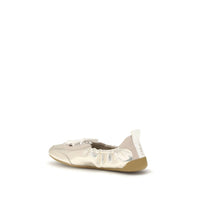 Chloé Silver Calf Leather Kick Sneakers
