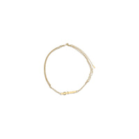 Chloé Gold Brass Jewel Belt Bracelet