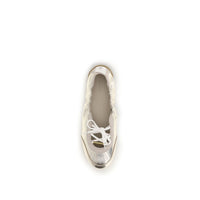 Chloé Silver Calf Leather Kick Sneakers