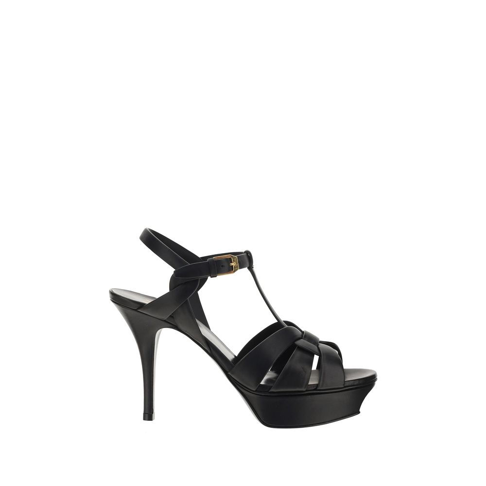 Saint Laurent Leather Platform Stiletto Sandal