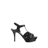 Saint Laurent Leather Platform Stiletto Sandal
