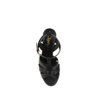Saint Laurent Leather Platform Stiletto Sandal