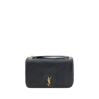 Saint Laurent Jamie Lambskin Shoulder Bag — Black